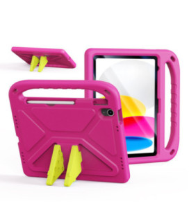 Dėklas Dux Ducis Puff Apple iPad 10.9 2022/iPad 11 2025 rožinis