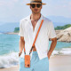 Oranžinė dirželis per / ant peties telefonui "Tech-Protect C6S Rope Crossbody"