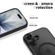 Matinis juodas dėklas Apple iPhone 17 telefonui "Tech-Protect MagPeak Magsafe CC"