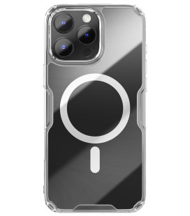 Skaidrus dėklas Apple iPhone 16 Pro telefonui "Nillkin Nature TPU PRO Magnetic Cover"