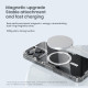 Skaidrus dėklas Apple iPhone 16 Pro telefonui "Nillkin Nature TPU PRO Magnetic Cover"
