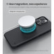 Juodas dėklas Apple iPhone 16 Pro telefonui "Nillkin Super Frosted Pro Magnetic"