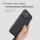 Juodas dėklas Apple iPhone 16 Pro telefonui "Nillkin Super Frosted Pro Magnetic"