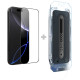 Juodas apsauginis grūdintas stiklas Apple iPhone 16 Pro telefonui "Nillkin Amazing 2.5D CP+ Pro (Applicator)"