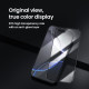 Juodas apsauginis grūdintas stiklas Apple iPhone 16 Pro telefonui "Nillkin Amazing 2.5D CP+ Pro (Applicator)"