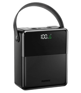 Juoda Išorinė baterija Power Bank 22.5W 100000mAh "Remax FP-1"