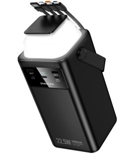Juoda Išorinė baterija Power Bank 22.5W 80000mAh "Borofone BJ65B"