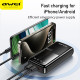 Juoda Išorinė baterija Power Bank PD20W / QC22.5W 20000mAh "Awei P13K"