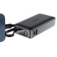 Juoda Išorinė baterija Power Bank PD30W 10000mAh "Acefast M7-10000 With Cable"