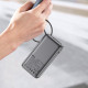 Juoda Išorinė baterija Power Bank PD30W 10000mAh "Acefast M7-10000 With Cable"
