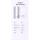 Juoda Išorinė baterija Power Bank 5V/2.4A 20000mAh "Awei P19K"