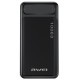 Juoda Išorinė baterija Power Bank 5V/2.1A 10000mAh "Awei P5K"