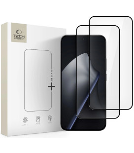 Apsauginis grūdintas stiklas Xiaomi 15T / 15T Pro telefonui "Tech-Protect Glass Fit+ 2-Pack"