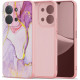 Dėklas Xiaomi Redmi 15C 4G telefonui "Tech-Protect Icon Marble"