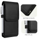 Juodas universalus dėklas 5.8-6.8" telefonams "Tech-Protect SM75 Universal Phone Holster Pouch"