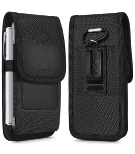 Juodas universalus dėklas 5.8-6.8" telefonams "Tech-Protect SM85 Universal Phone Holster Pouch"