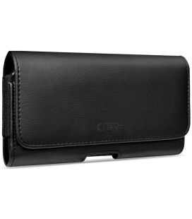 Juodas universalus dėklas 5.8-6.8" telefonams "Tech-Protect SM80 Universal Phone Holster Pouch"