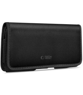 Juodas universalus dėklas 5.8-6.8" telefonams "Tech-Protect SM90 Universal Phone Holster Pouch"