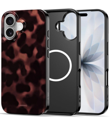 Dėklas Apple iPhone 16 telefonui "Tech-Protect Lamano Magsafe Panther"