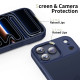 Matinis mėlynas dėklas Apple iPhone 17 Pro telefonui "Tech-Protect Magmat"