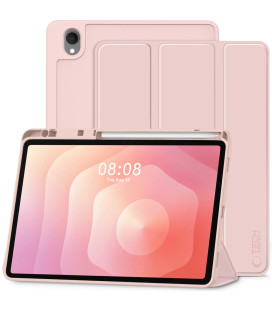 Rožinis atverčiamas dėklas Samsung Galaxy Tab S11 11.0 X730 / X736 planšetei "Tech-Protect SC"