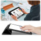 Juodas atverčiamas dėklas Samsung Galaxy Tab S11 11.0 X730 / X736 planšetei "Tech-Protect SC"