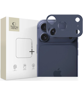 Mėlyna kameros apsauga Apple iPhone 17 Pro telefonui "Tech-Protect CamAlloy Fit+"