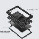 Juodas dėklas Samsung Galaxy Tab A9 / A11 8.7 X110 / X115 / X133 / X135 planšetei "Tech-Protect Solid"