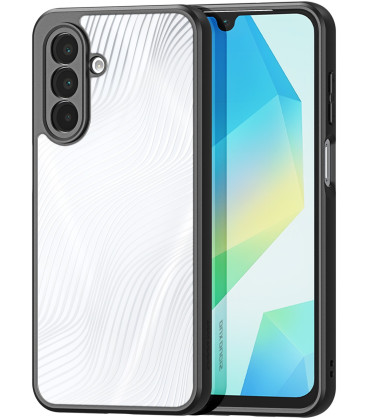 Juodas / skaidrus dėklas Samsung A17 / A18 4G / 5G telefonui "Dux Ducis Aimo"