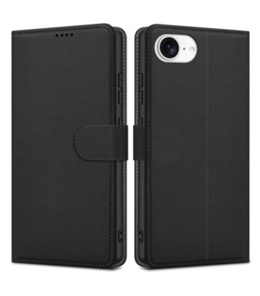 Dėklas Fancy Wallet Samsung A175 A17 4G/A176 A17 5G juodas