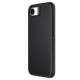 Juodas dėklas Apple iPhone 16E telefonui "Nillkin Synthetic Fiber PRO Magnetic Hard"