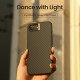 Juodas dėklas Apple iPhone 16E telefonui "Nillkin Synthetic Fiber PRO Magnetic Hard"