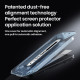 Juodas apsauginis grūdintas stiklas Apple iPhone 17 Pro telefonui "Nillkin TG 2.5D CP+ Pro (Applicator)"