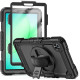 Juodas dėklas Samsung Galaxy Tab A9 / A11 8.7 X110 / X115 / X133 / X135 planšetei "Tech-Protect Solid"