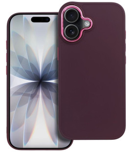 Purpurinis dėklas Apple iPhone 17 telefonui "Frame Case"