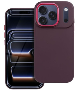 Purpurinis dėklas Apple iPhone 17 Pro telefonui "Frame Case"