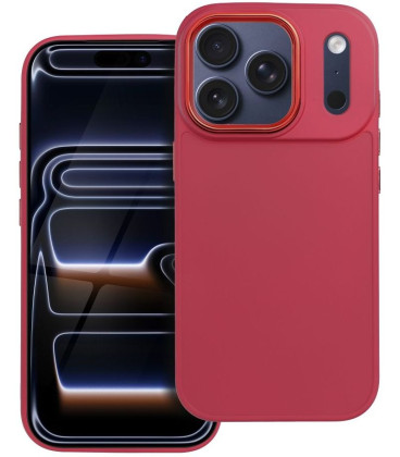 Raudonas dėklas Apple iPhone 17 Pro telefonui "Frame Case"