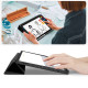 Juodas atverčiamas dėklas Samsung Galaxy Tab S8 Ultra / S9 Ultra / S10 Ultra / S11 Ultra / S12 Ultra 14.6 "Tech-Protect SC"