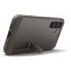 Pilkas (Gunmetal) dėklas Samsung Galaxy S25 FE telefonui "Spigen Tough Armor MAG Magsafe"