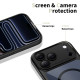 Juodas / skaidrus dėklas Apple iPhone 17 Pro Max telefonui "Tech-Protect MagPeak Magsafe CC"
