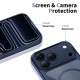 Mėlynas / skaidrus dėklas Apple iPhone 17 Pro Max telefonui "Tech-Protect MagPeak Magsafe CC"