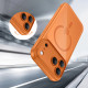 Oranžinis / skaidrus dėklas Apple iPhone 17 Pro telefonui "Tech-Protect MagPeak Magsafe CC"