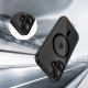 Juodas / skaidrus dėklas Apple iPhone 17 telefonui "Tech-Protect MagPeak Magsafe CC"