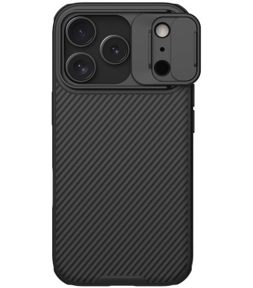 Juodas dėklas Apple iPhone 17 Pro telefonui "Nillkin CamShield Pro Case"