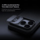Juodas / skaidrus dėklas Apple iPhone 17 Pro telefonui "Nillkin CamShield Pro Case"