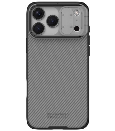 Juodas / skaidrus dėklas Apple iPhone 17 Pro Max / 18 Pro Max telefonui "Nillkin CamShield Pro Case"