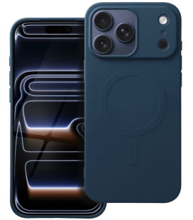 Mėlynas dėklas Apple iPhone 17 Pro Max telefonui "Silicone Mag Cover BH"