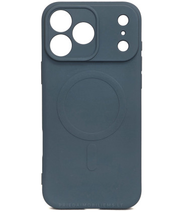Mėlynas dėklas Apple iPhone 17 Pro Max telefonui "Silicone Mag Cover"