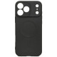 Juodas dėklas Apple iPhone 17 Pro Max telefonui "Silicone Mag Cover"