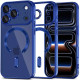 Mėlynas (Shine) / skaidrus dėklas Apple iPhone 17 Pro Max / 18 Pro Max telefonui "Tech-Protect MagFlex Magsafe"